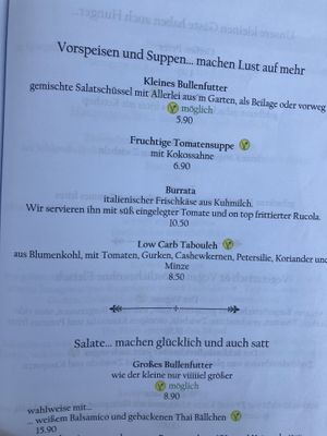 Starters  at Schlosskeller in Bad Hindelang