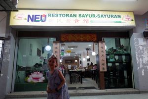 Shop Front. at Neu Vegetarian Restaurant in Selangor