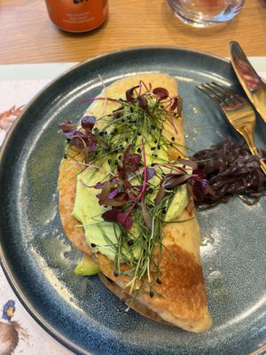 Vegan omelette   at Pinch in South West London