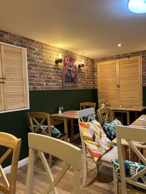 Main seating area downstairss  at Pinch in South West London