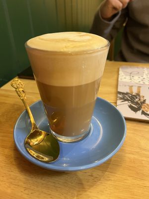 Decaf oat latte  at Pinch in South West London