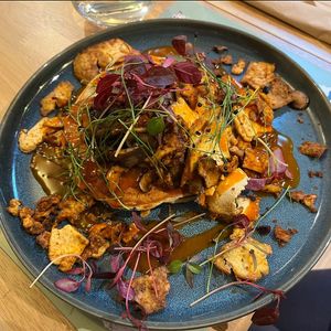 Savoy garlic pancakes  at Pinch in South West London