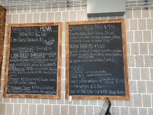 Daily menu with vegan and vegetarian options at Public Market Cafe in Wheeling