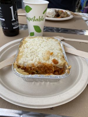 Lasaña de verduras  at Veganitzat in Corca