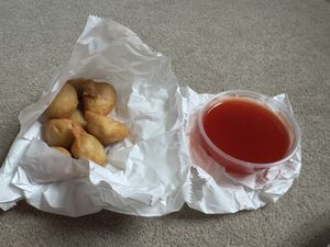 Sweet and sour chicken balls  at Miss Li's Kitchen Chinese & Malaysian Takeaway in Wednesbury