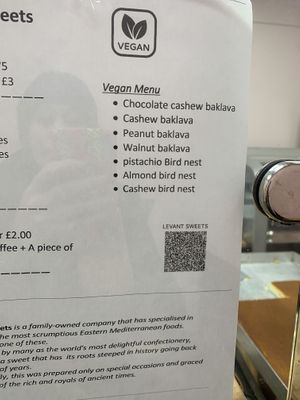   at Levant Sweets in Edinburgh