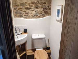 Second Toilet at Small School Cottage in Hartland