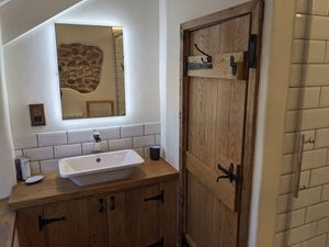 Bathroom at Small School Cottage in Hartland