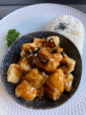 Japanese tofu at Z&B Restaurant in Trier