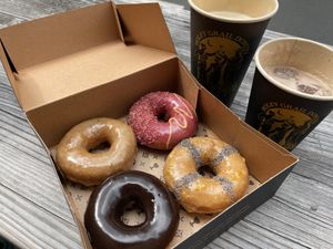   at Holey Grail Donuts in Honolulu