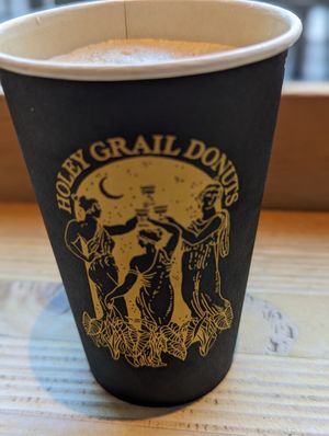 Iced Latte at Holey Grail Donuts in Honolulu