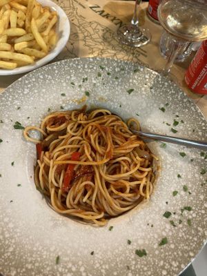 Arabiata Pasta  at Sizzlebang House in Zakynthos
