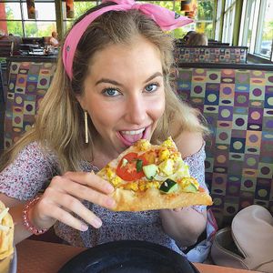 Thai dye pizza  at Mellow Mushroom in Baton Rouge