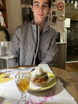 Save room for the vin santo and dessert!!   at Brac Libreria di Arte Contemporanea in Florence