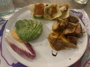 Vegan tasting menu at Brac Libreria di Arte Contemporanea in Florence