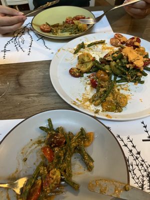 Green bean potato salad  at Brac Libreria di Arte Contemporanea in Florence