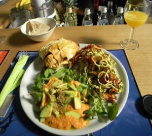 Piatto unico vegetarien at Brac Libreria di Arte Contemporanea in Florence