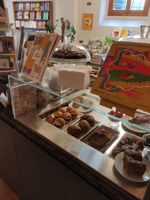 Just about everything is vegan. at Brac Libreria di Arte Contemporanea in Florence