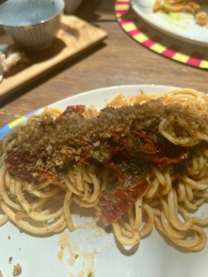 Pasta alla chitarra   at Brac Libreria di Arte Contemporanea in Florence