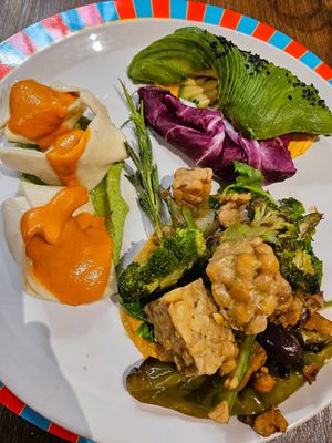 The Potato and Ginger Tortelloni were the stars at Brac Libreria di Arte Contemporanea in Florence