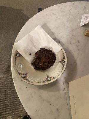 Chocolate and coconut cookie   at Brac Libreria di Arte Contemporanea in Florence