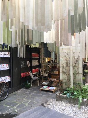 Courtyard at Brac Libreria di Arte Contemporanea in Florence