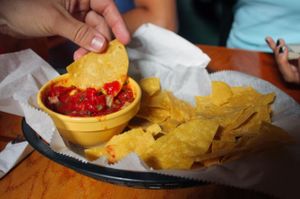 Great salsa and chips! at Boca Fiesta in Gainesville