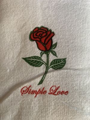 The napkins. Just thought it was cute to include  at Wasabi in Saratoga Springs