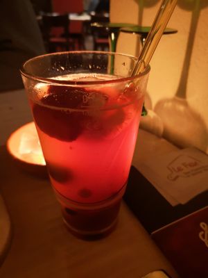 Homemade Himbeer Limonade at Le Feu in Halle