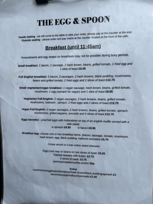   at The Egg & Spoon in Filey