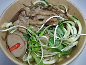 Dish of the week - Zucchini Pho. Just luving it at Naked Earth Cafe in Central Singapore