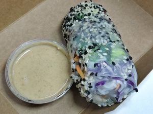 Summer roll at Naked Earth Cafe in Central Singapore