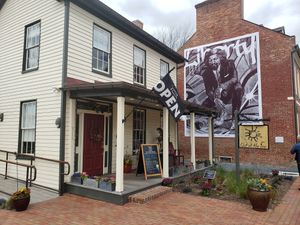Nice historic building in downtown at Out of the Fire in Easton
