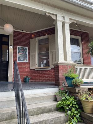 Entrance requires climbing steps. at Raw Power in Staunton