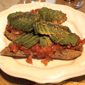 Avocado toast at Wel Well Café in Lisbon