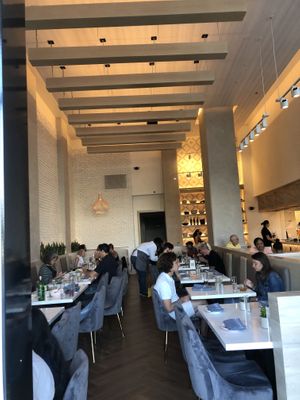 Snazzy interior  at Liora in Baltimore