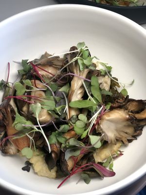 Smoky maitake mushroom at Liora in Baltimore