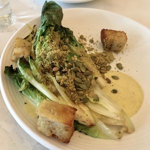 Caesar salad at Liora in Baltimore