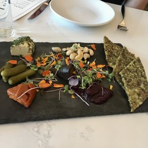 Cheese board at Liora in Baltimore