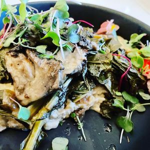 Smokey maitake mushrooms at Liora in Baltimore