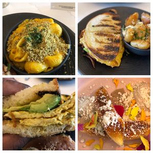 Breakfast sandwhich and other tasty items  at Liora in Baltimore