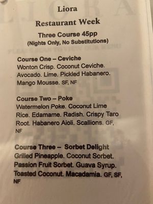 Words can’t describe how incredible this was.   at Liora in Baltimore