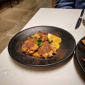 Crabcakes at Liora in Baltimore