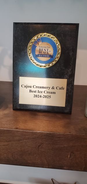  at Cajou Creamery in Baltimore