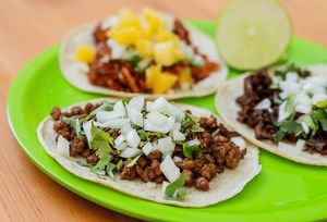 Tacos at Antojito Con Amor in Playa Del Carmen