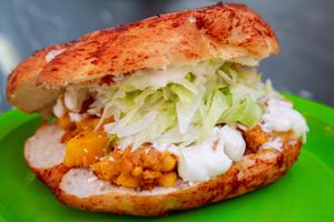 Pambazo  at Antojito Con Amor in Playa Del Carmen