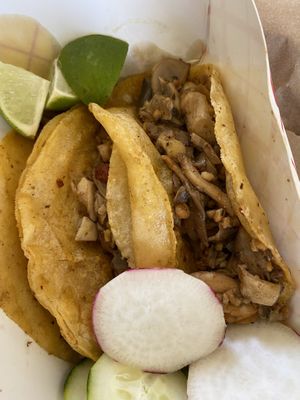 Another kind of tacos at Antojito Con Amor in Playa Del Carmen