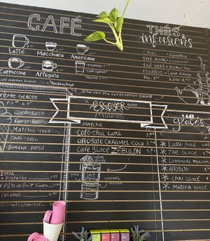 Menu at Pâtisserie Zébulon in Montreal