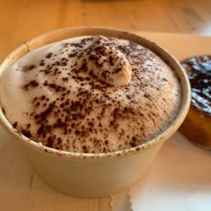 vegan tiramisu  at Pâtisserie Zébulon in Montreal