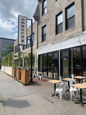Store Front at Pâtisserie Zébulon in Montreal